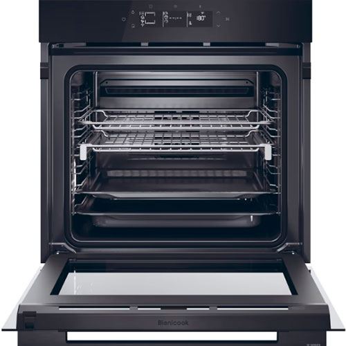 Forno Elétrico Haier H6 ID46G5YTB Série 4 | Pirolítico + Hidrolítico | 78 L | 59.5 cm | A++ | Preto Fashion