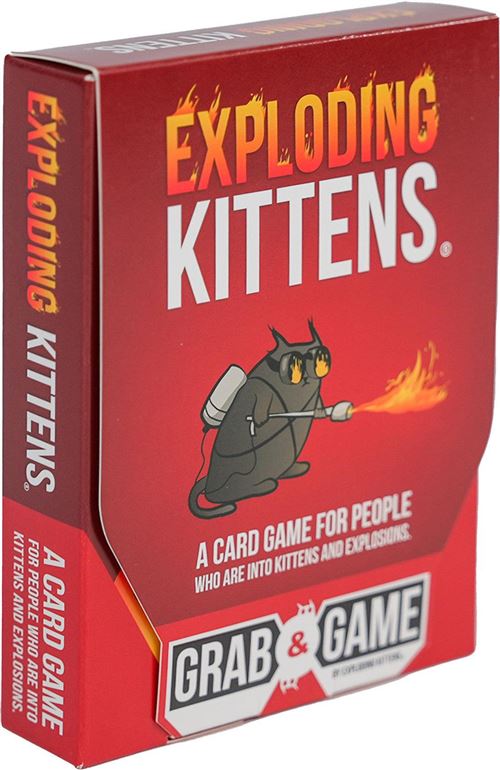 Jogo de Tabuleiro Grab & Game: Exploding Kittens - Divercentro Discount