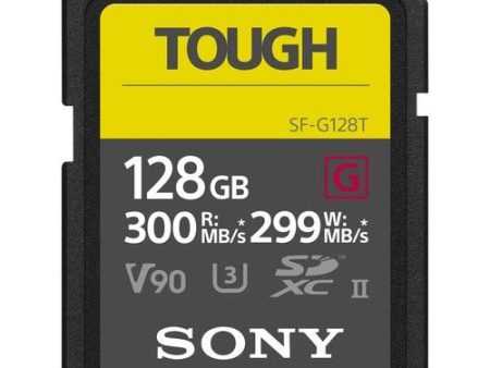 Cartão de Memória SDXC Sony Tough SF-G128T UHS-II - 128GB Online Sale