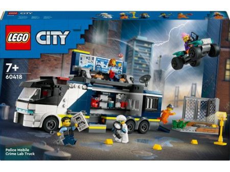 LEGO City 60418 - Camião de Laboratório Criminal da Polícia on Sale