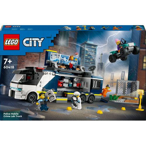 LEGO City 60418 - Camião de Laboratório Criminal da Polícia on Sale