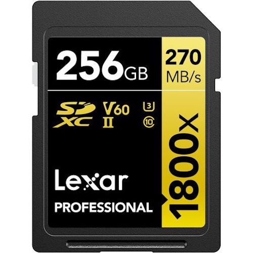 Cartão de Memória SDXC Lexar Professional 1800x - 256GB on Sale