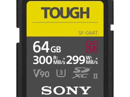 Cartão de Memória SDXC Sony Tough SF-G64T UHS-II - 64GB Cheap