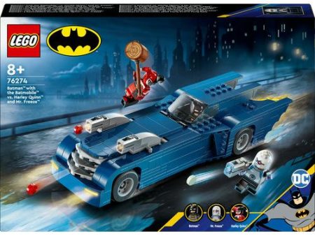 LEGO DC Comics Super Heroes 76274 - Batman™ com o Batmóvel™ vs. Harley Quinn™ e Mr. Freeze™ Supply