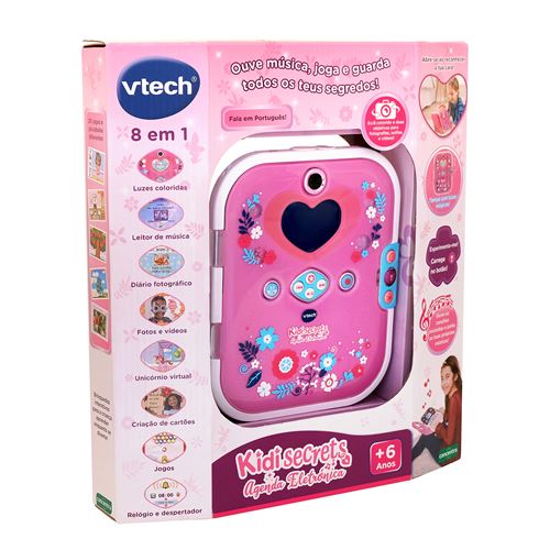 Agenda Eletrónica Kidi Secrets 8 em 1 - Vtech | Concentra Fashion