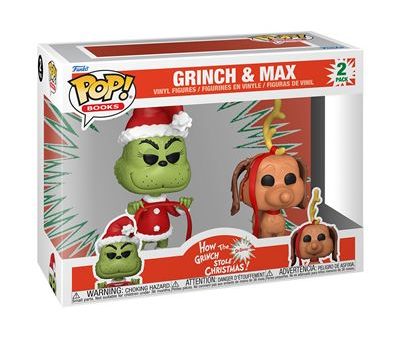 Funko Pop! Books Figura de Vinyl How The Grinch Stole Christmas: Grinch & Max - Pack 2 Figuras Online