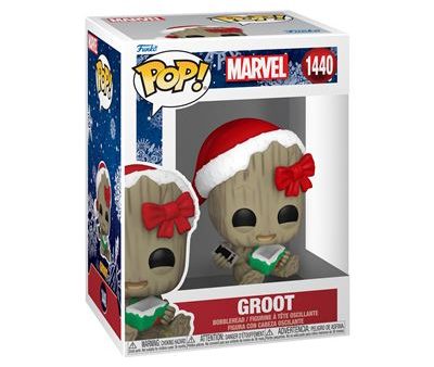 Funko Pop! Figura de Vinyl com Cabeça Oscilante Marvel Holiday: Groot - 1440 Online