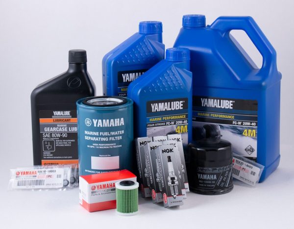 Yamaha 100 Hour Service Maintenance Kit - Yamalube 20W-40 - F225 TLR 3.3L V6 - 2007-2009 on Sale