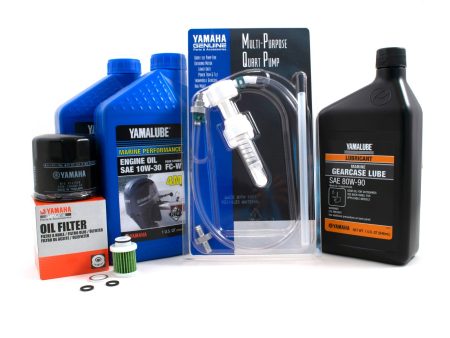 Yamaha 20 Hour Service Maintenance Kit - Yamalube 10W-30 - F25C - 2016-Current on Sale