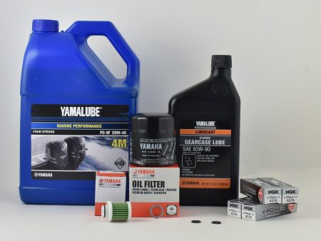 Yamaha 100 Hour Service Maintenance Kit - Yamalube 20W-40 - F90 - 2006-2017(F90A) Online