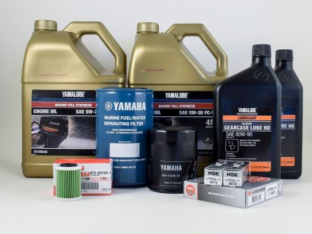 Yamaha 100 Hour Service Maintenance Kit - Yamalube 5W-30 - VF200 VF225 VF250 SHO - All Models Fashion