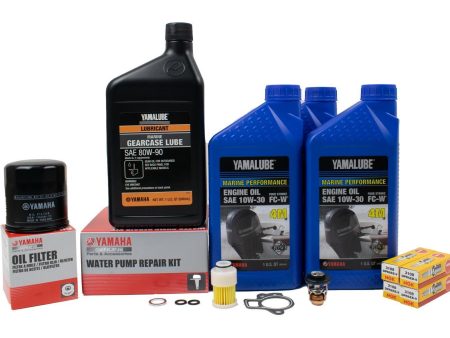 Yamaha 300 Hour Service Maintenance Kit - Yamalube 10W-30 - T60TLD - 2005 For Cheap