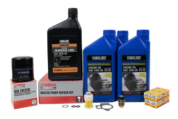 Yamaha 300 Hour Service Maintenance Kit - Yamalube 10W-30 - T60TLD - 2005 For Cheap