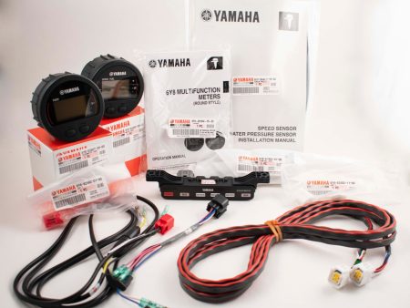 Yamaha 6Y8-0E83R-41-00 - Command Link Single Engine Gauge Kit - Round Two Gauge Kit For Sale