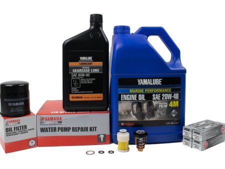 Yamaha 300 Hour Service Maintenance Kit - Yamalube 20W-40 - F115 - 2000-2001 Supply