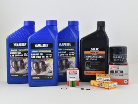 Yamaha 100 Hour Service Maintenance Kit - Yamalube 20W-40 - T50 - 2006-Current Hot on Sale