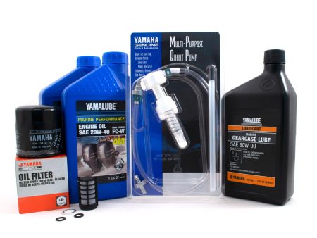 Yamaha 20 Hour Service Maintenance Kit - Yamalube 20W-40 - F25 - 2005 For Discount