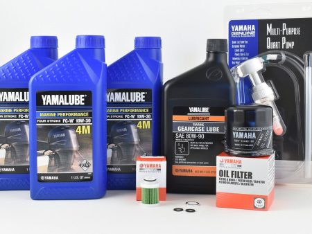 Yamaha 20 Hour Service Maintenance Kit - Yamalube 10W-30 - T60 - 2006-Current Online Hot Sale