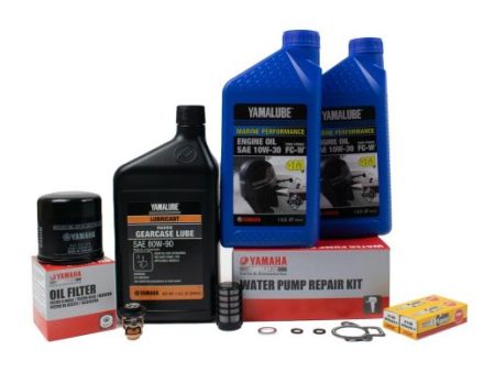 Yamaha 300 Hour Service Maintenance Kit - Yamalube 10W-30 - F25A and F25B - 2009-2019 on Sale