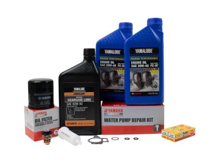 Yamaha 300 Hour Service Maintenance Kit - Yamalube 20W-40 - F25 - 2000-2004 Online