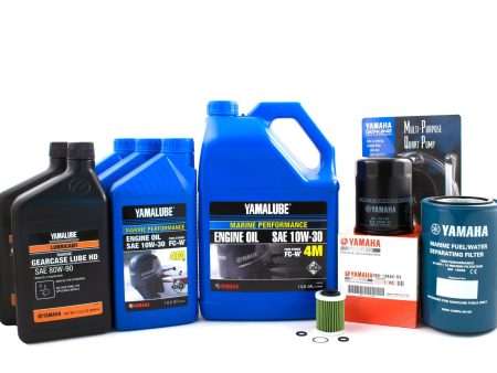 Yamaha 20 Hour Maintenance Kit - Yamalube 10W-30 - F350 on Sale