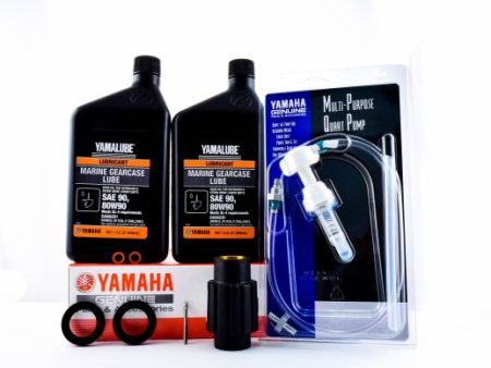 Yamaha 6CE-W0078-00-00 - Water Pump Repair Gear Oil Kit w  Pump & SDS Prop Damper - F225, F250, F300 - 4.2L V6 For Cheap