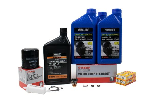 Yamaha 300 Hour Service Maintenance Kit - Yamalube 10W-30 - F40B - 2001-2008 Discount