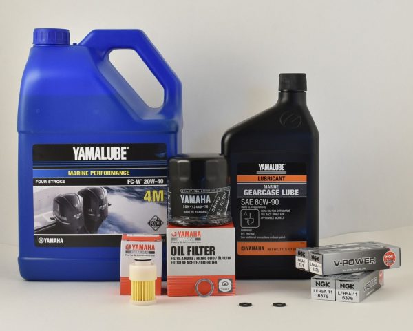 Yamaha 100 Hour Service Maintenance Kit - Yamalube 20W-40 - F90 - 2005 Online Sale