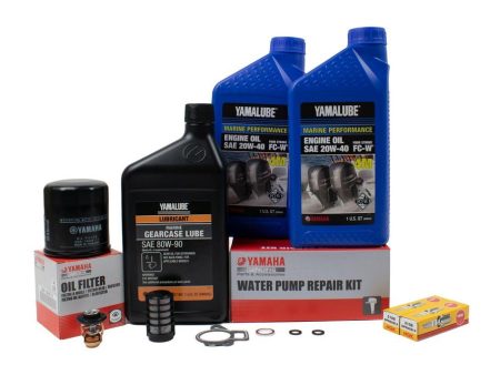 Yamaha 300 Hour Service Maintenance Kit - Yamalube 20W-40 - F25 - 2005 Hot on Sale