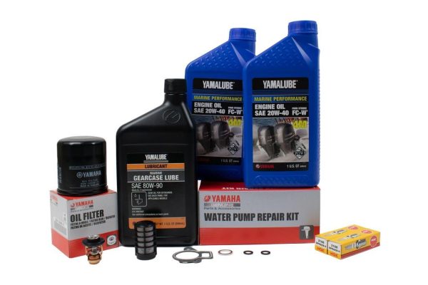 Yamaha 300 Hour Service Maintenance Kit - Yamalube 20W-40 - F25 - 2005 Hot on Sale