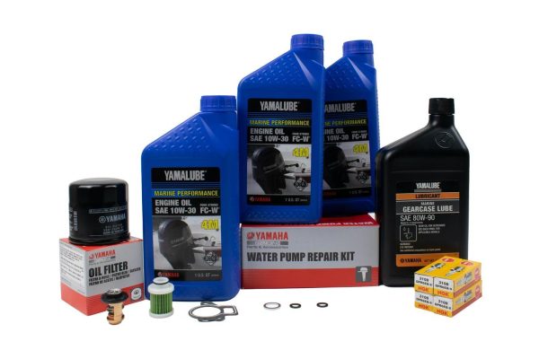 Yamaha 300 Hour Service Maintenance Kit - Yamalube 10W-30 - F40A - 2008 - Current Cheap