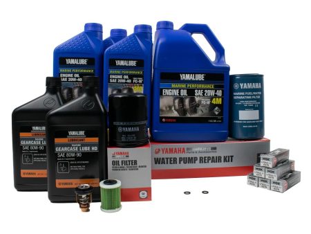 Yamaha 300 Hour Service Maintenance Kit - Yamalube 20W-40 - F225 F250 F300 4.2L V6 - All Models Online Sale