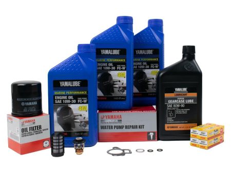 Yamaha 300 Hour Service Maintenance Kit - Yamalube 10W-30 - F60 - 2002-2004 Online Hot Sale