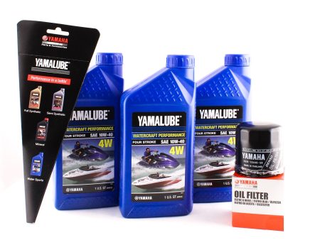 Yamaha 20 Hour Service Maintenance Kit - Yamalube 20W-40 - F115 - 2006-Current Discount