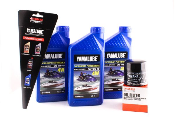 Yamaha 20 Hour Service Maintenance Kit - Yamalube 20W-40 - F115 - 2006-Current Discount