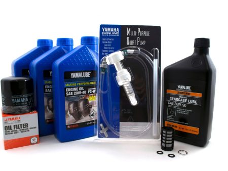 Yamaha 20 Hour Service Maintenance Kit - Yamalube 20W-40 - F40 - 1999 Discount