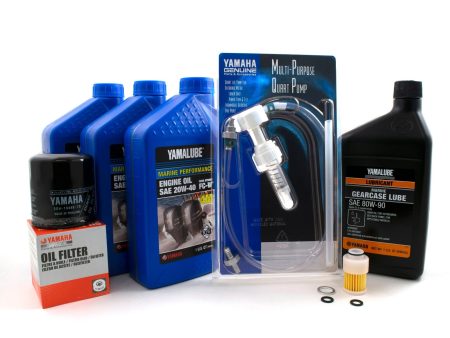 Yamaha 20 Hour Service Maintenance Kit - Yamalube 20W-40 - F50 - 2005 Discount