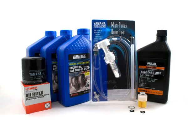 Yamaha 20 Hour Service Maintenance Kit - Yamalube 20W-40 - F50 - 2005 Discount