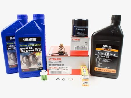 Yamaha 300 Hour Service Maintenance Kit - Yamalube 20W-40 - F25C T25C - 2016-Current For Cheap