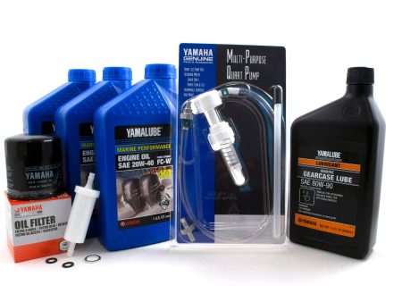 Yamaha 20 Hour Service Maintenance Kit - Yamalube 20W-40 - F40 F40B - 2001-2008 For Sale