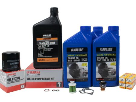 Yamaha 300 Hour Service Maintenance Kit - Yamalube 10W-30 - T60 - 2007-Current Online