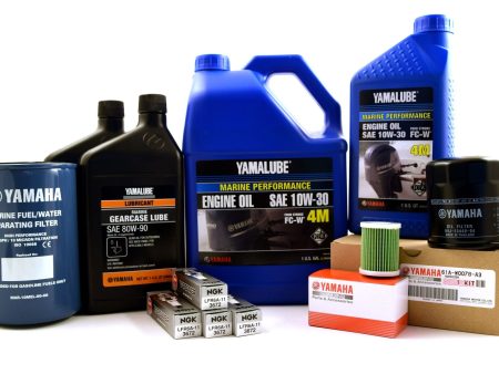 Yamaha 100 Hour Service Maintenance Kit with Cooling - Yamalube 10W-30 - F175 F200 2.8L - All Models Supply