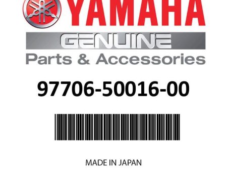 Yamaha 97706-50016-00 - SCREW, TRUSS Fashion