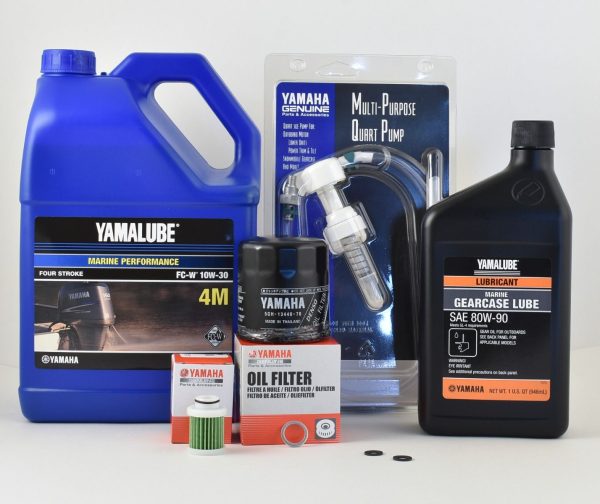 Yamaha 20 Hour Service Maintenance Kit - Yamalube 10W-30 - F115 - 2006-Current Supply