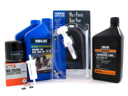 Yamaha 20 Hour Service Maintenance Kit - Yamalube 20W-40 - F25 - 2000-2004 Cheap