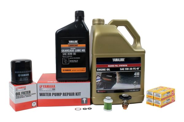 Yamaha 300 Hour Service Maintenance Kit With HD Gear Lube-Yamalube 5W-30 Synthetic- VF115 SHO - All Models Fashion