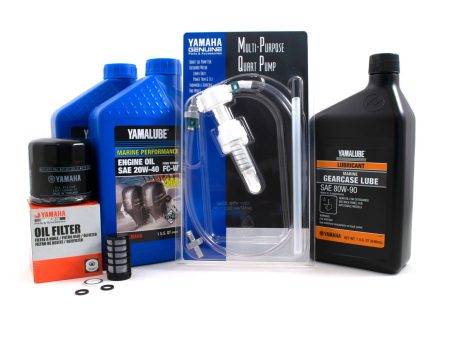 Yamaha 20 Hour Service Maintenance Kit - Yamalube 20W-40 - F25A - 2009-2019 Sale