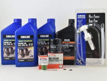 Yamaha 20 Hour Service Maintenance Kit - Yamalube 20W-40 - F70 - All Models Online Sale