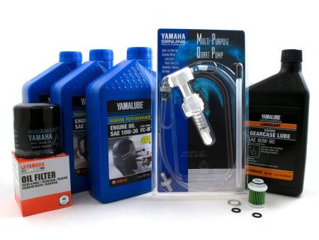 Yamaha 20 Hour Service Maintenance Kit - Yamalube 10W-30 - F50 - 2006 - Current Online Sale