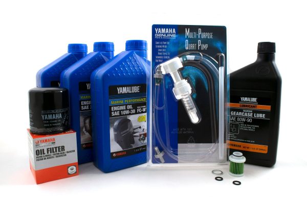 Yamaha 20 Hour Service Maintenance Kit - Yamalube 10W-30 - F50 - 2006 - Current Online Sale